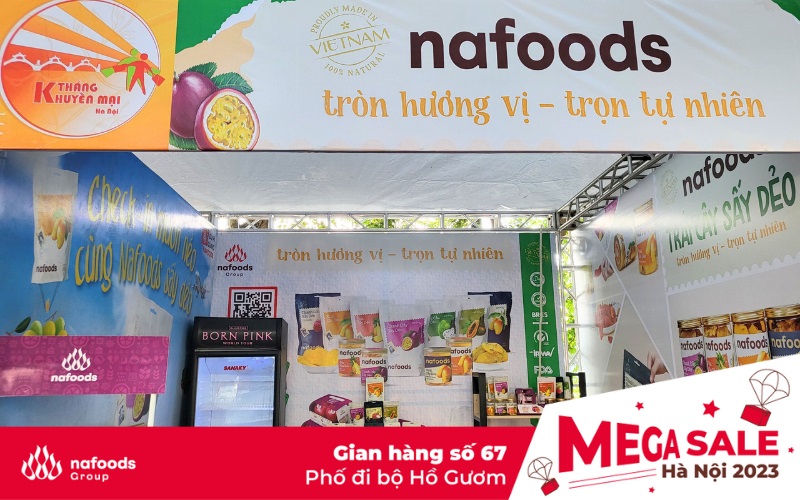 nafoods tham du hoi cho mega sale ha noi