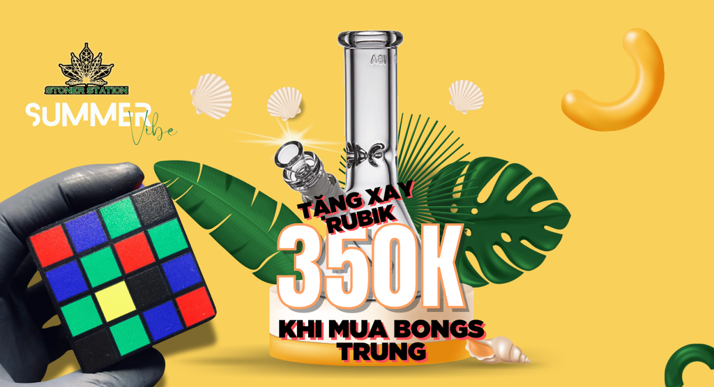 SUMMER VIBE 2024 - Mua Boong thuỷ tinh trung tặng phụ kiện 420