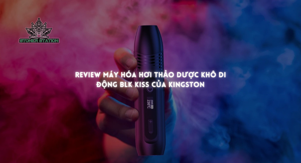 Review máy hóa hơi thảo dược khô di động BLK Kiss của Kingston