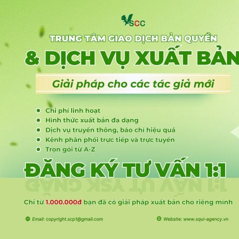 Dịch vụ xuất bản SCC: Giải pháp xuất bản thiết kế riêng cho từng tác giả