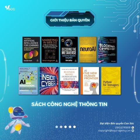 [Giới thiệu bản quyền] 10 cuốn sách công nghệ nổi bật tháng 5
