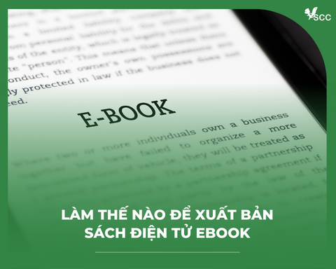 Làm thế nào để xuất bản sách điện tử ebook