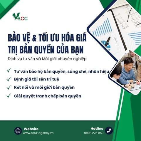 Dịch vụ Giao dịch bản quyền chuyên nghiệp từ SCC