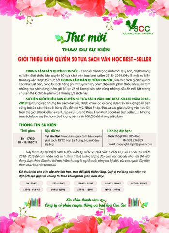 Sự kiện giới thiệu sách bản quyền đặc biệt<Br> 