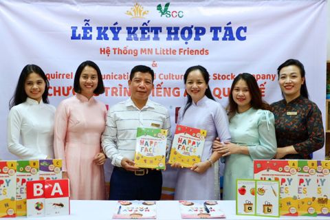 Lễ chuyển giao Chương trình tiếng anh quốc tế Happy Faces tới Hệ thống mầm non Little Friends