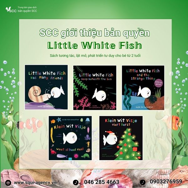 Giới thiệu bản quyền Little White Fish cùng cá nhỏ khám phá đại dương