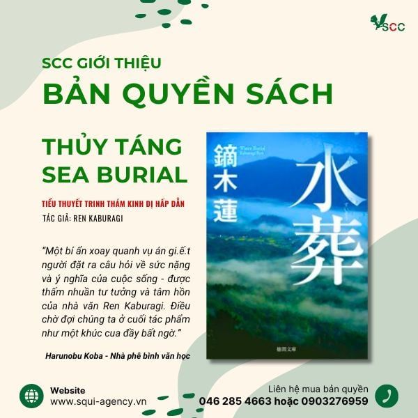 scc giới thiệu bản quyền tiểu thuyết trinh thám kinh dị thủy táng