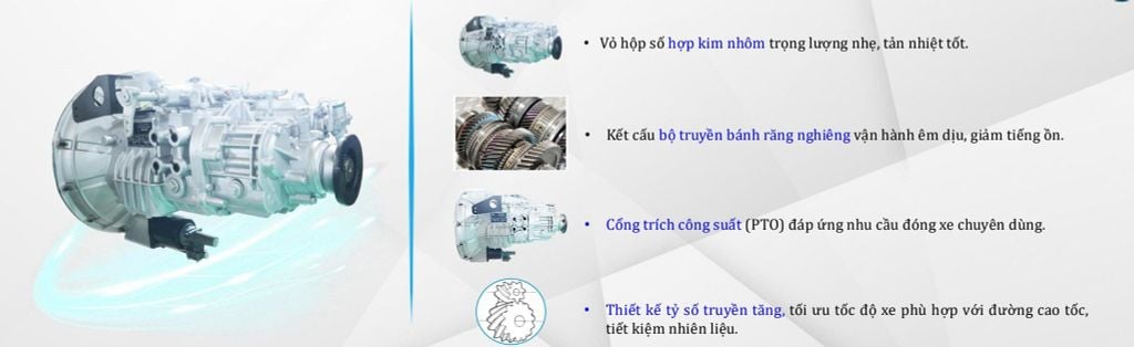 Hộp số Thaco Linker T2-16