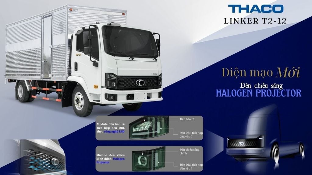 Ngoại thất Thaco Linker T2-12