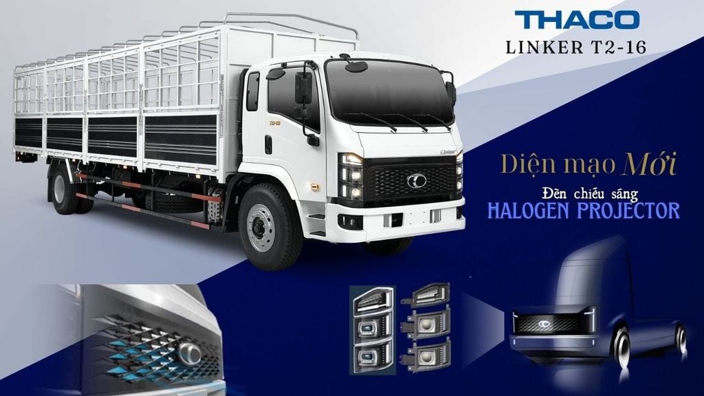 Ngoại thất Thaco Linker T2-16