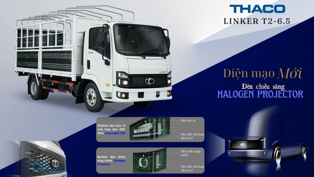 Ngoại thất Thaco Linker T2-6.5