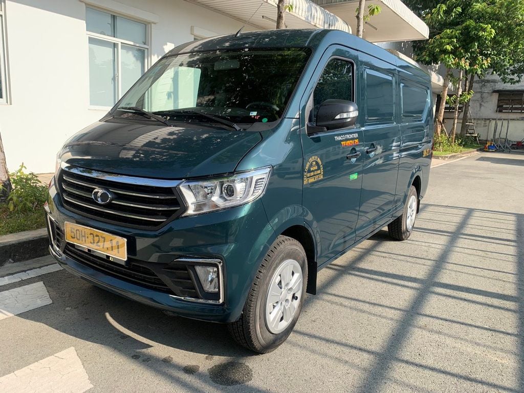 xe tải Van Thaco TF450V 2S xanh rêu