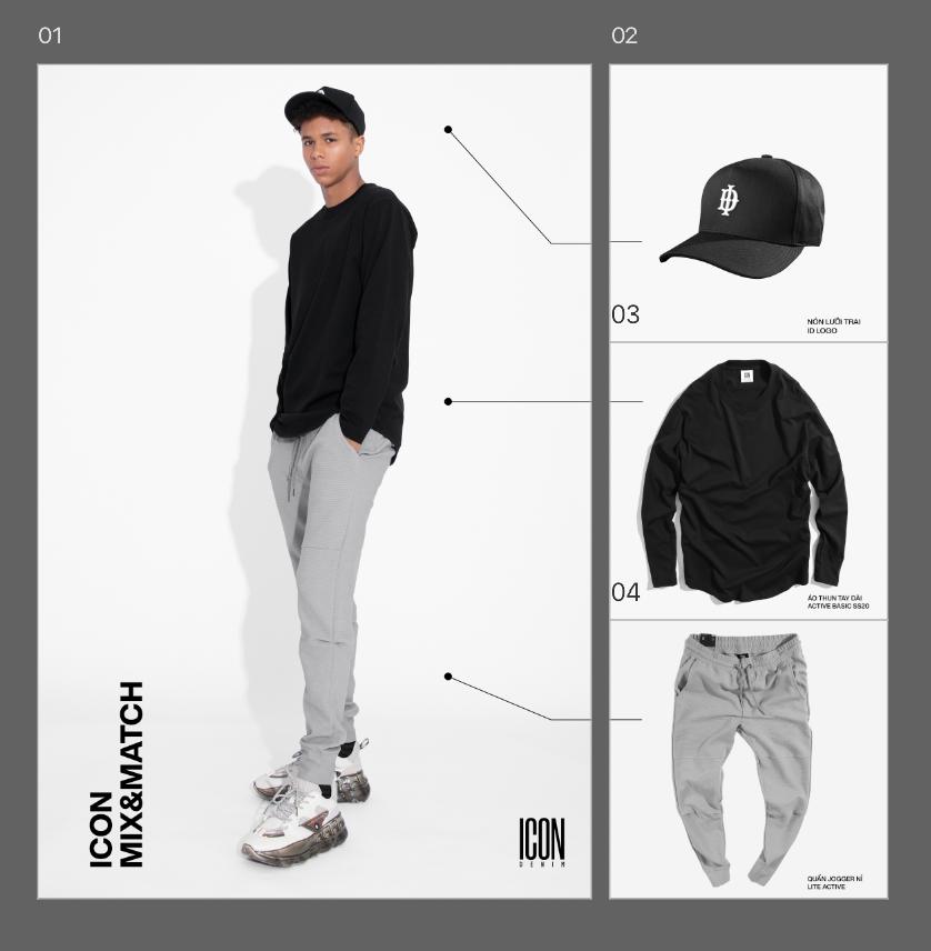 ICON MIX & MATCH | Phong Cách Thể Thao Đường Phố Cho Các Chàng