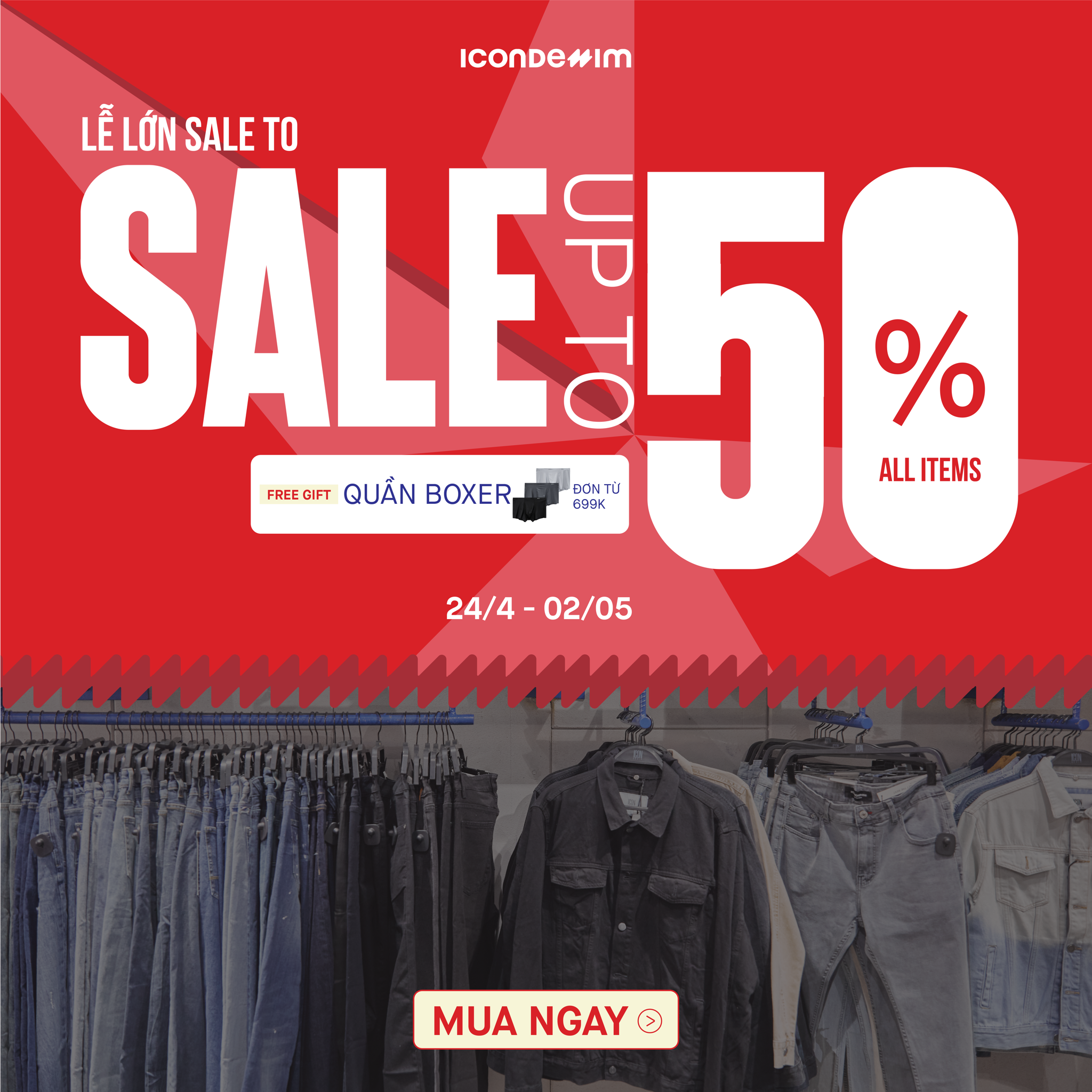 MỪNG LỄ SALE UP TO 50%