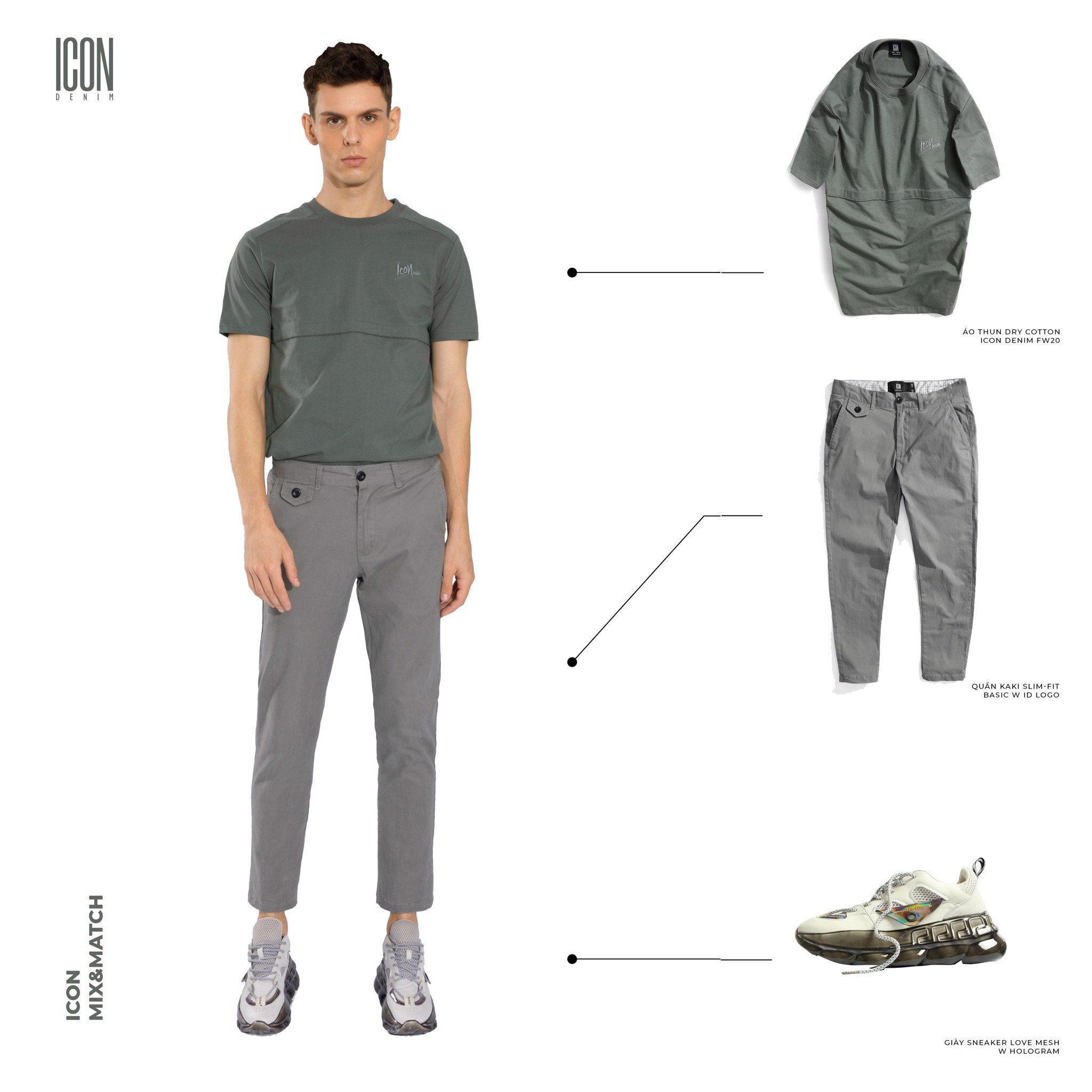 ICON MIX & MATCH | Xám & Rêu, Liệu Có Hợp Nhau?