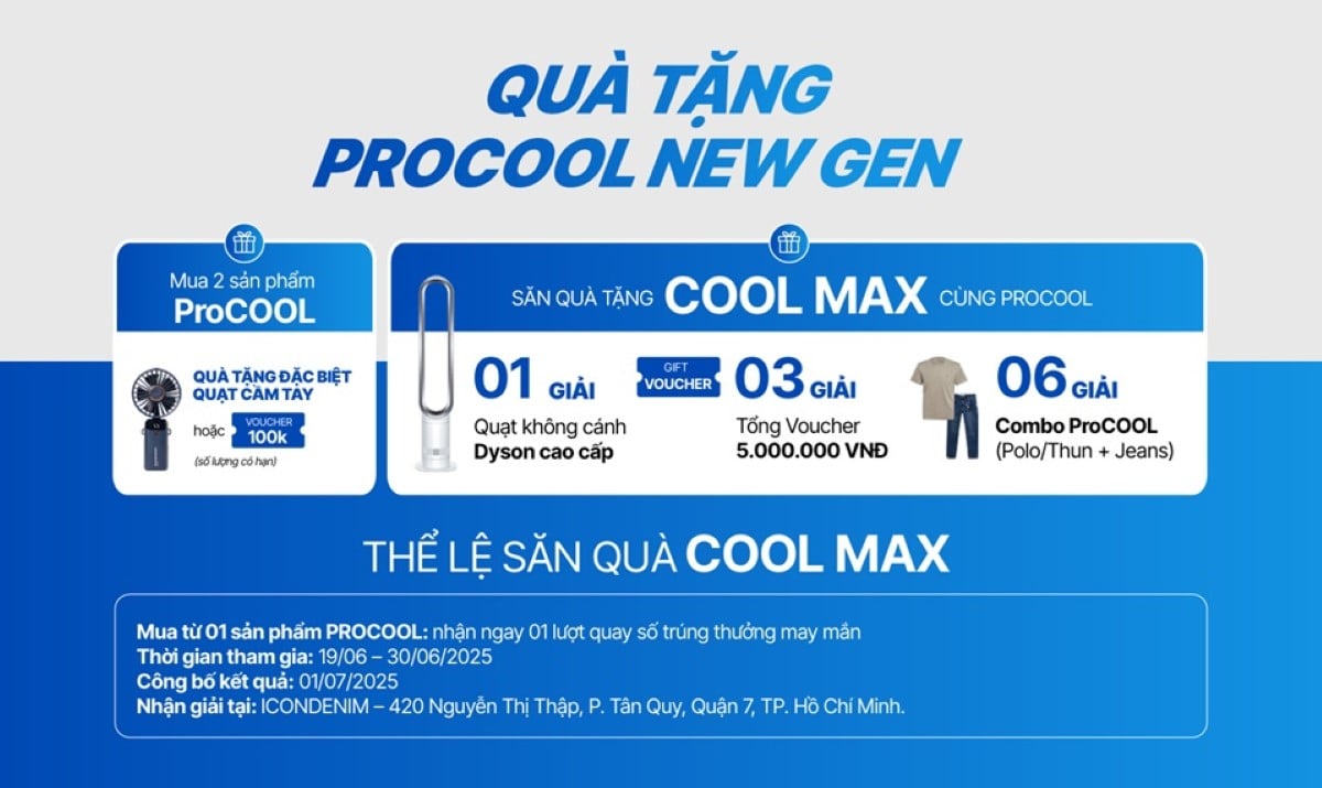 Quà tặng PROCOOL NEW GEN