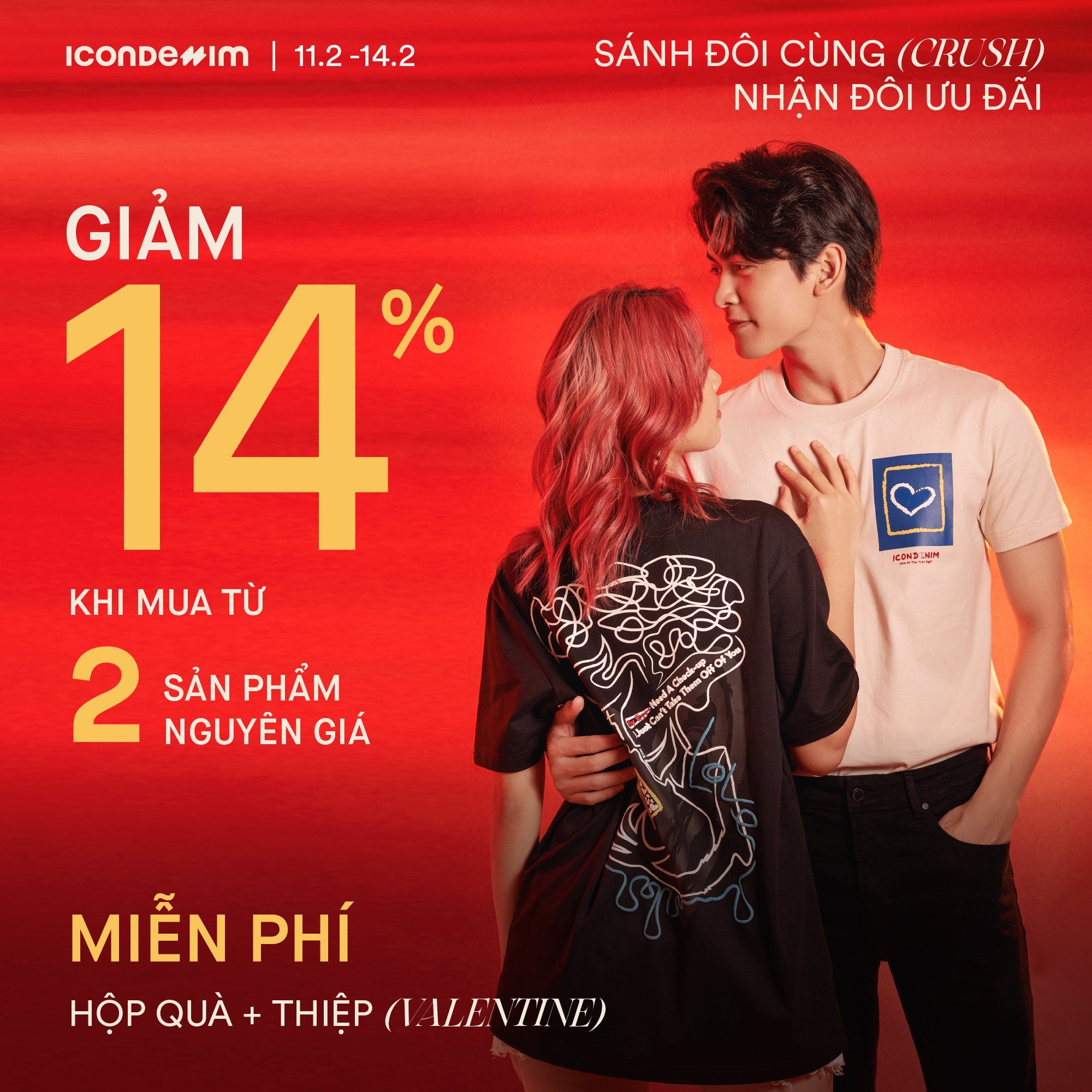 ĐÓN VALENTINE CÙNG ICONDENIM