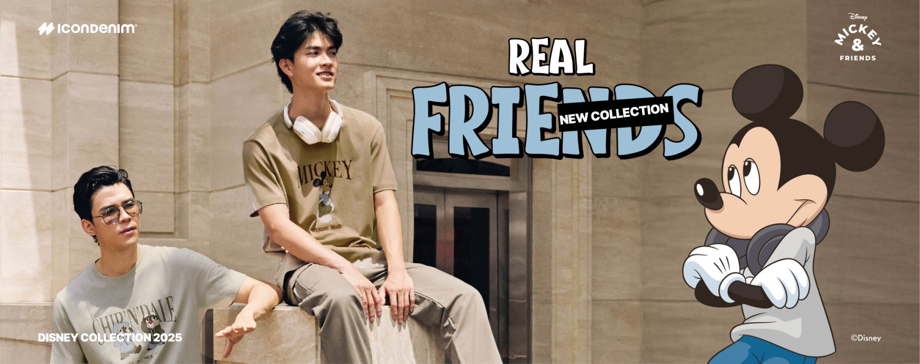 ICONDENIM®: DISNEY COLLECTION - MICKEY IN REAL LIFE ++REAL FRIENDS