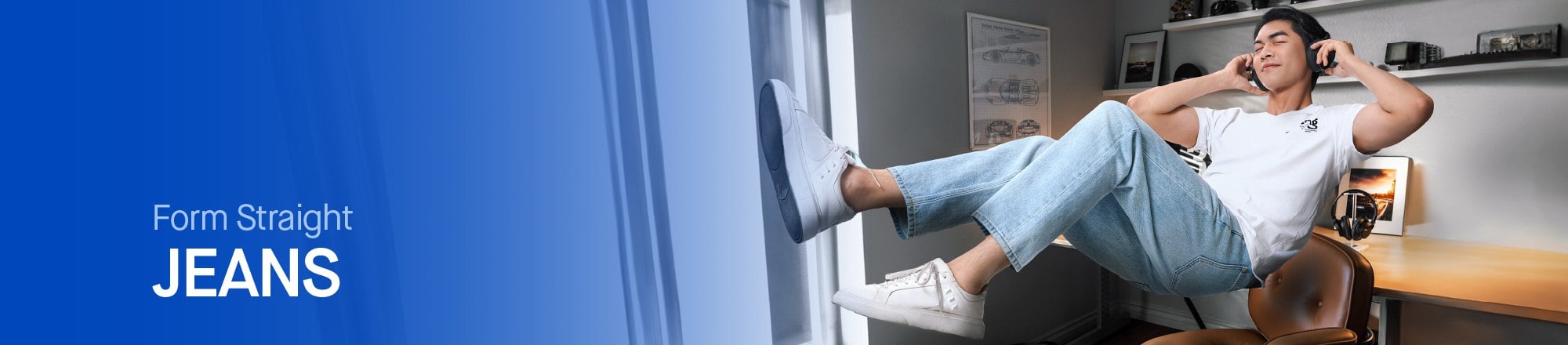 Quần Jeans Nam Form Straight
