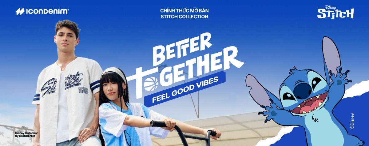 ICONDENIM®: DISNEY COLLECTION - STITCH ++BETTER TOGETHER