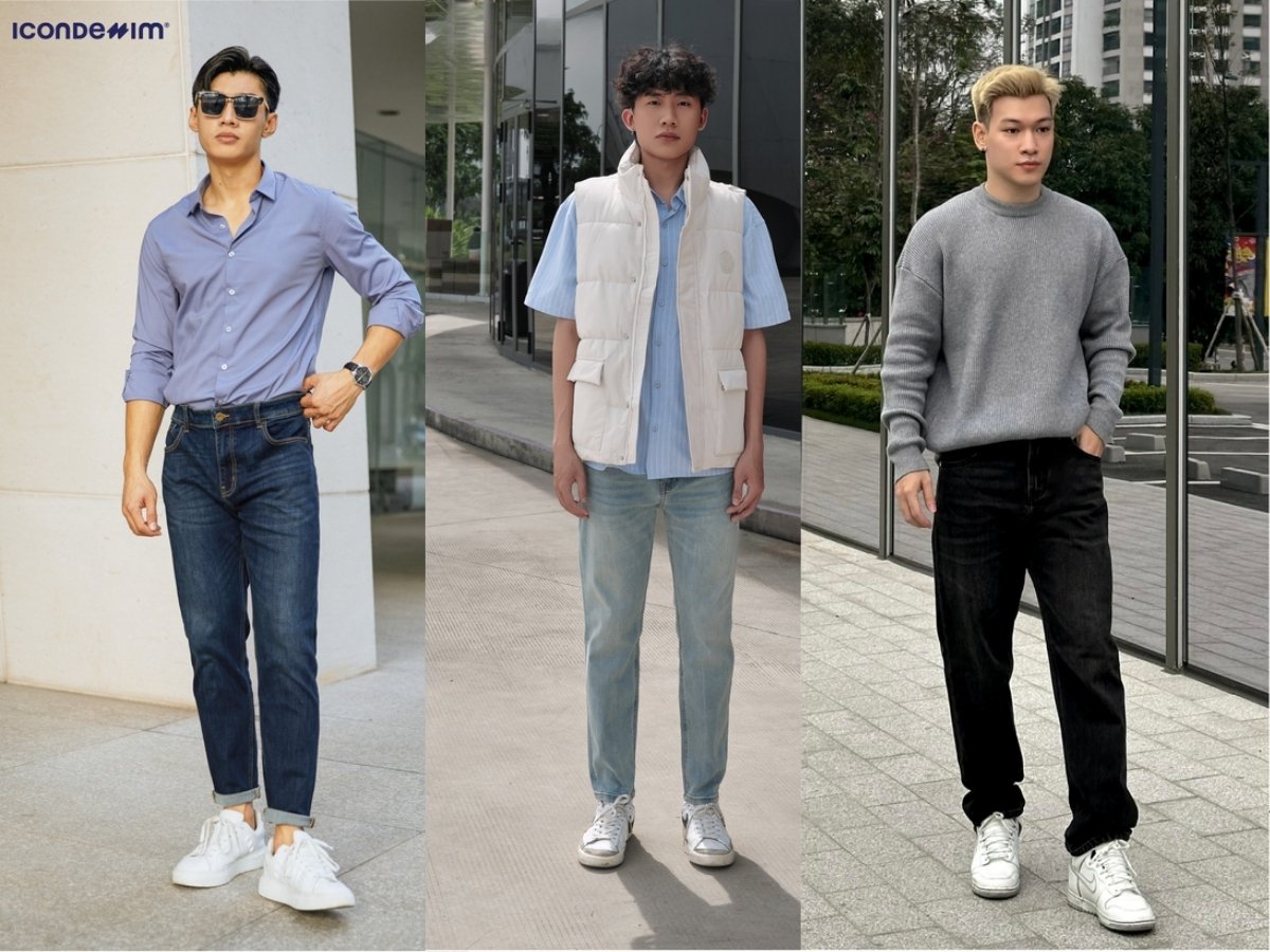 Quần jeans chất lượng được may từ chất liệu bền bỉ, mềm mại khi mặc
