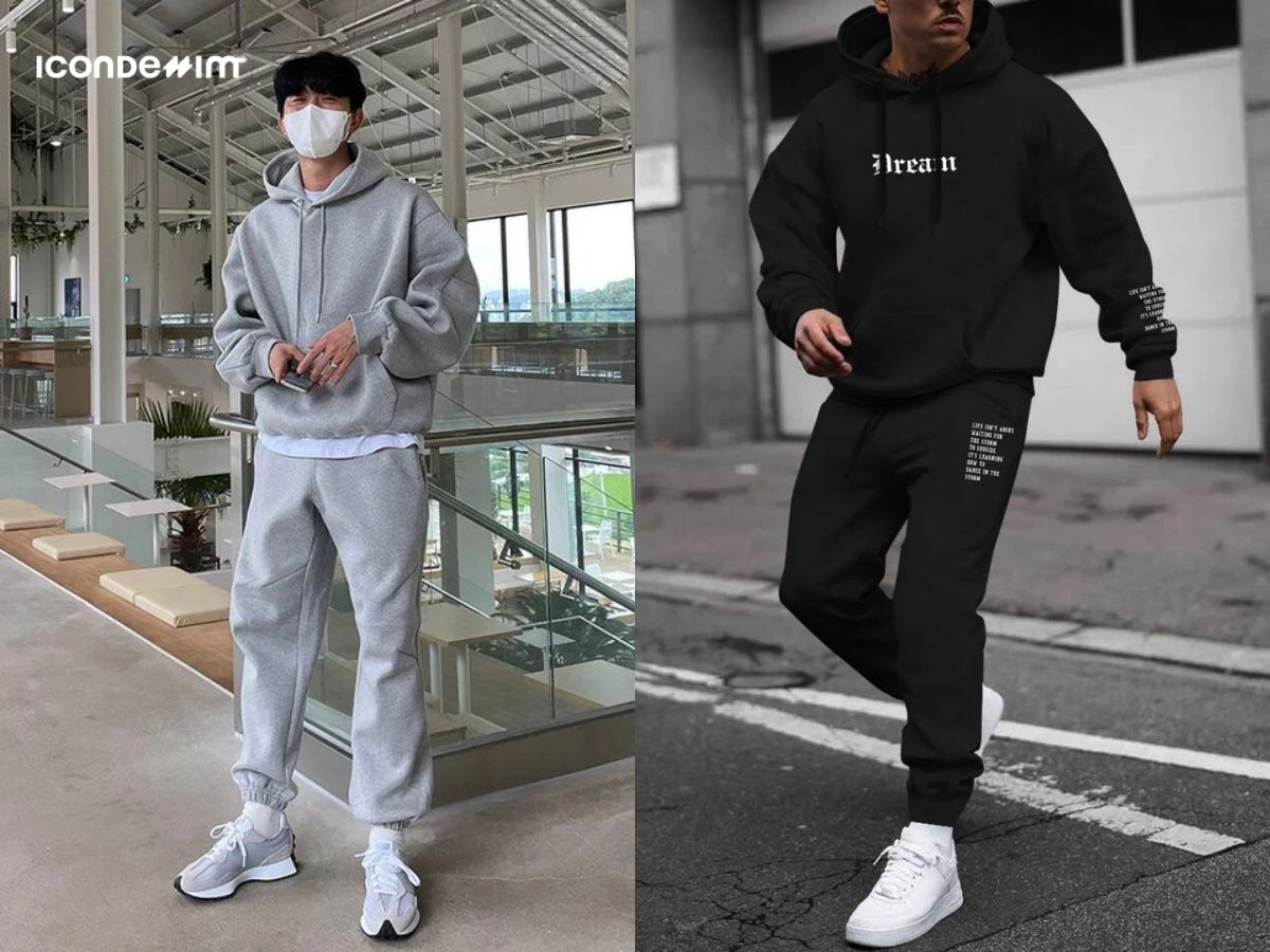 Diện áo hoodie và quần jogger tạo vẻ cá tính, hiện đại