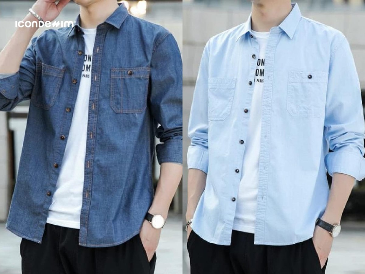 Áo khoác chống nắng denim