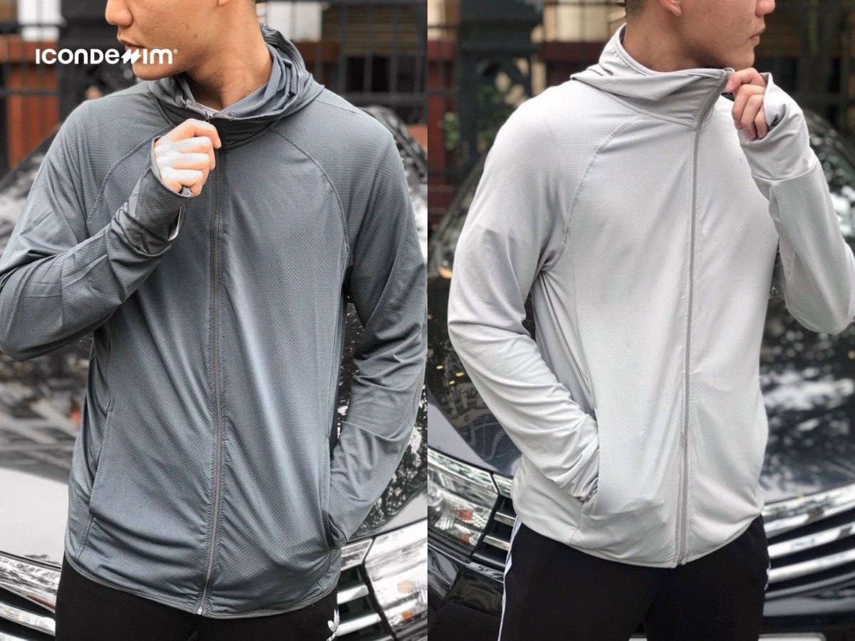 Áo khoác chống nắng thun tổ ong