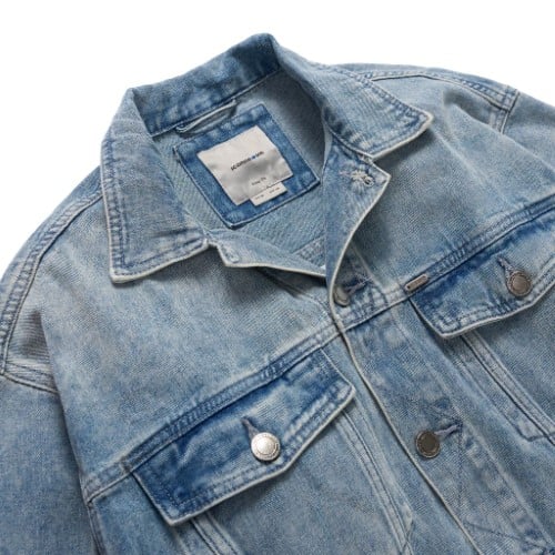 Áo Khoác Nam Trucker Denim ICDN Tag Form Regular