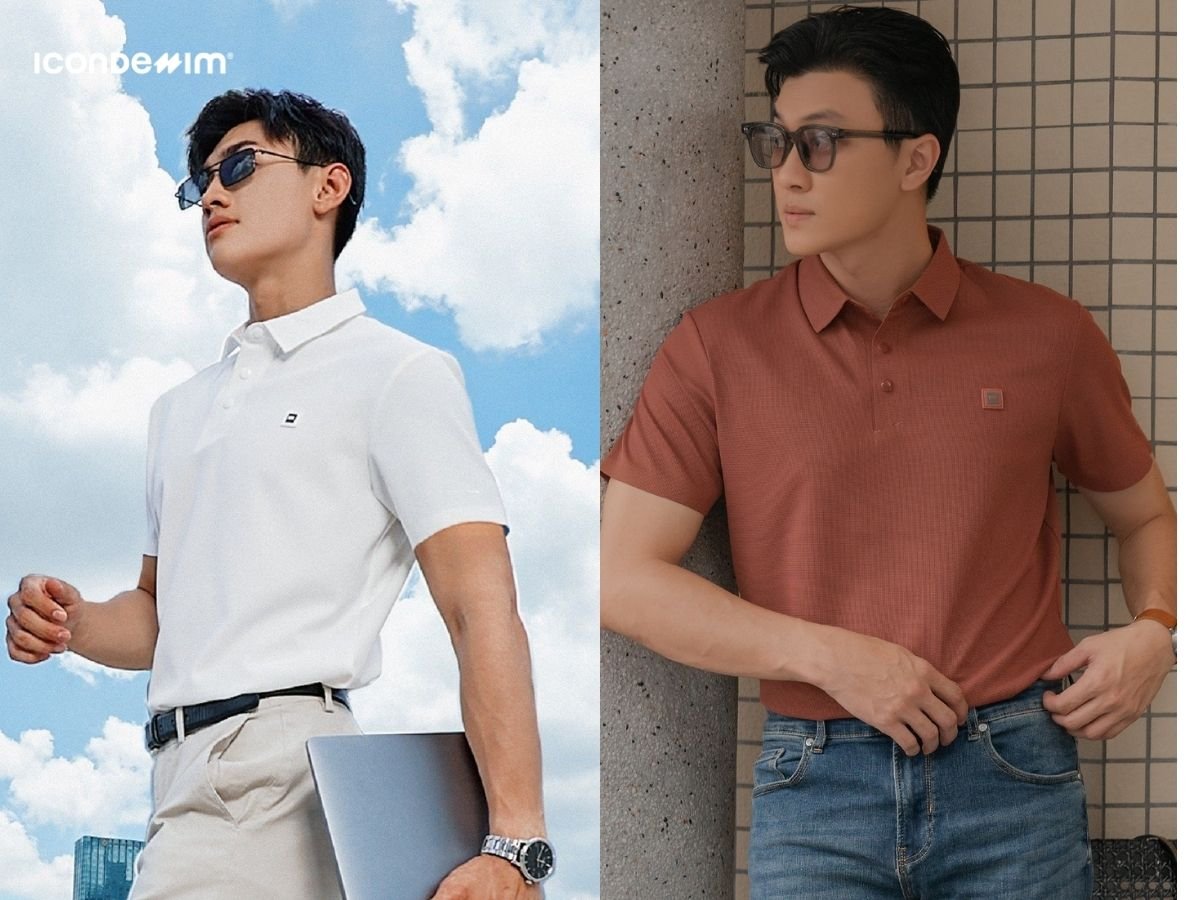 Áo polo chất liệu thoáng mát tạo sự thoải mái cho người mặc
