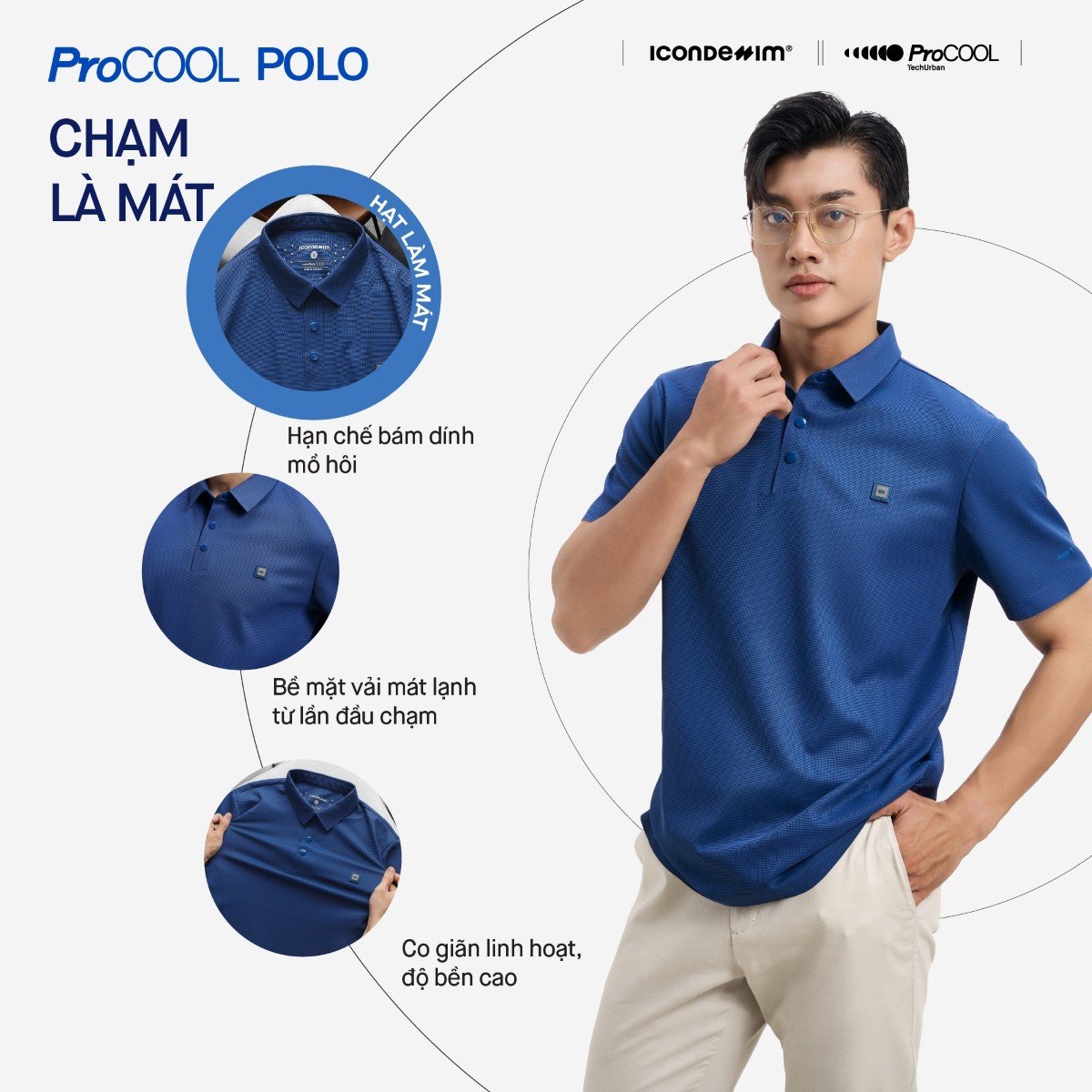 Áo polo ProCOOL Seam Sealing Form Slim
