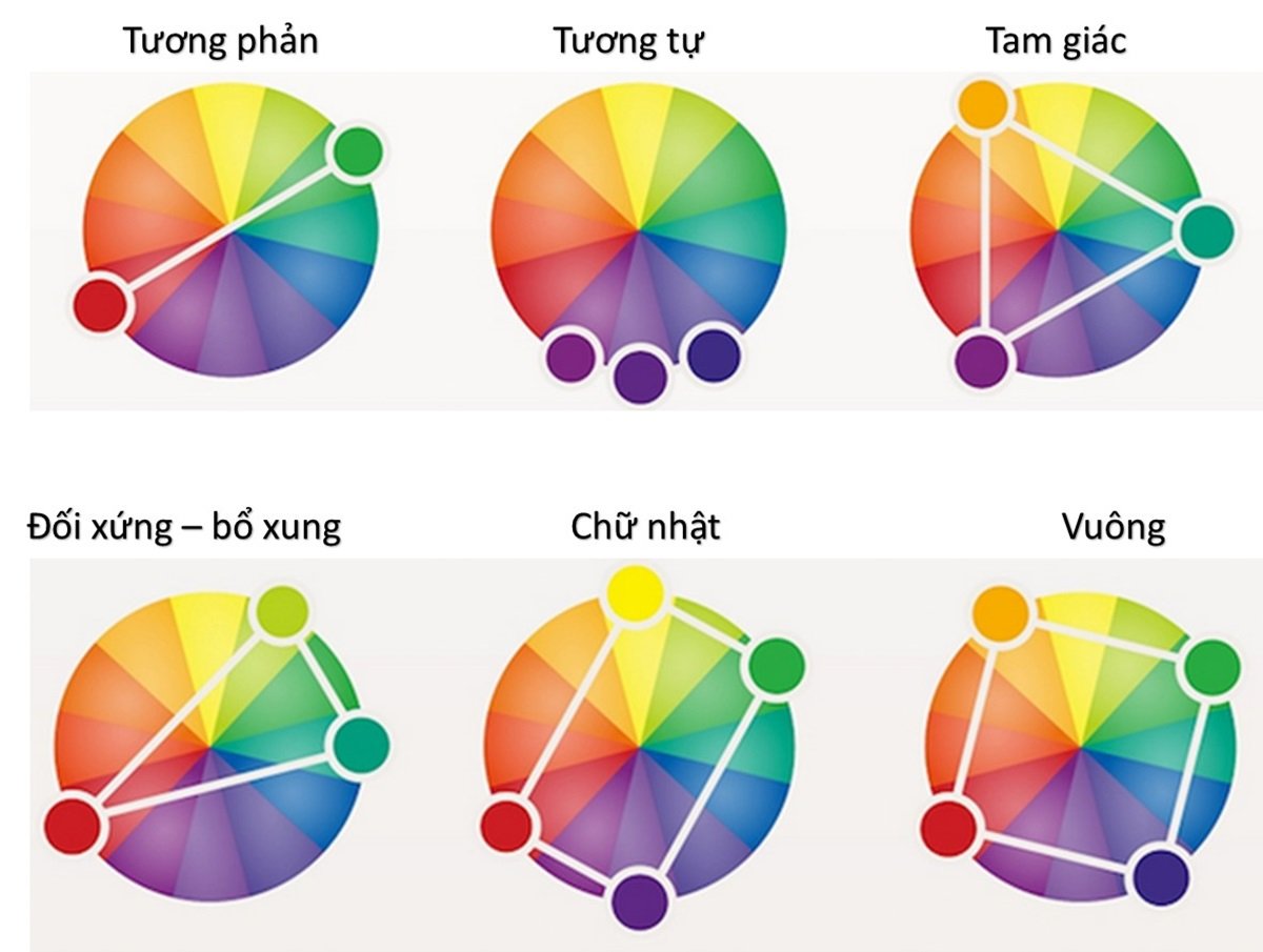 Bảng màu phối đồ nam chuẩn