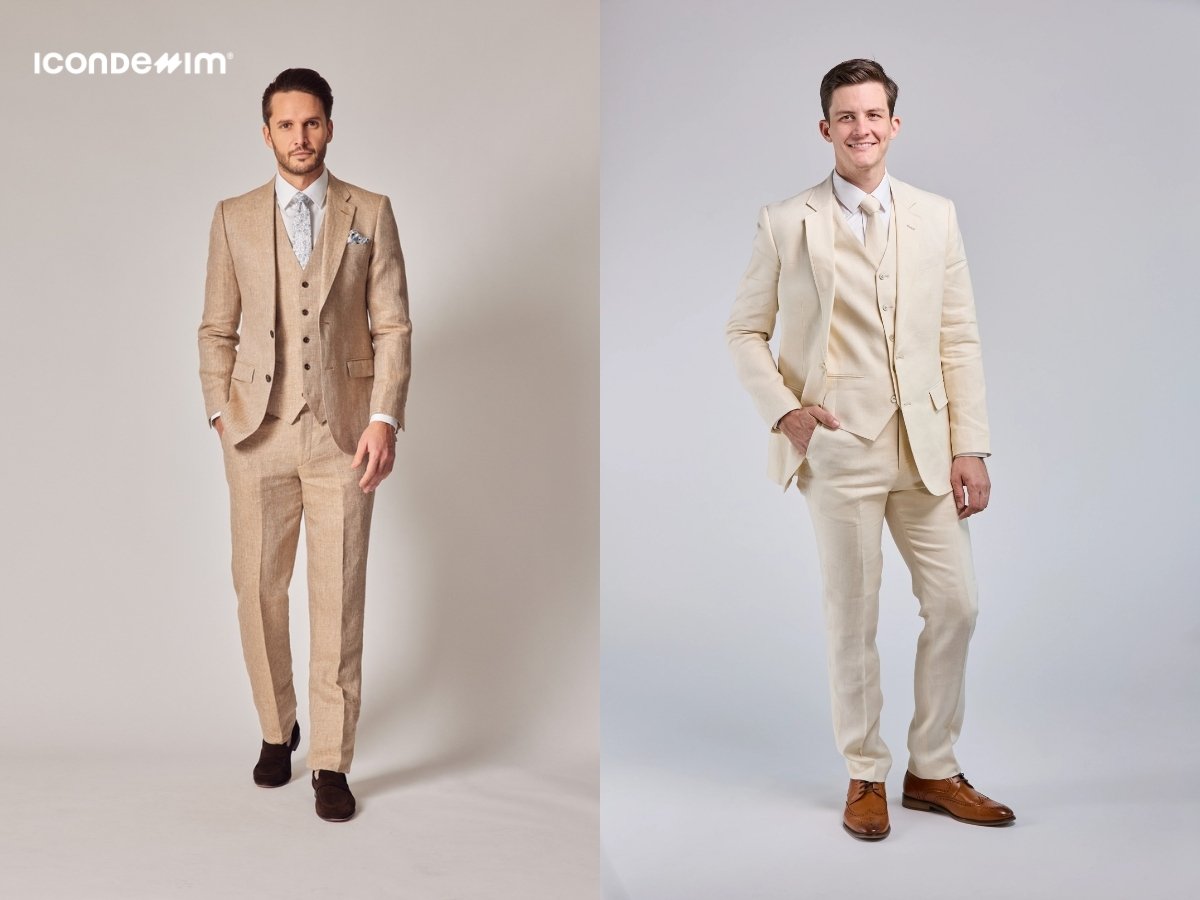 Mix đồ công sở mùa hè với bộ suit vải linen