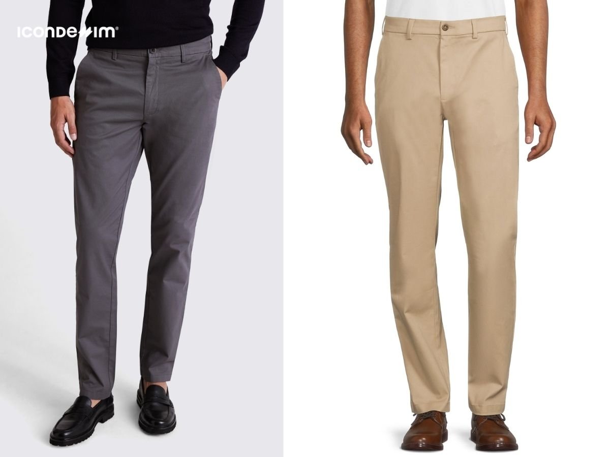Quần chinos có được may tinh tế hơn so với quần kaki