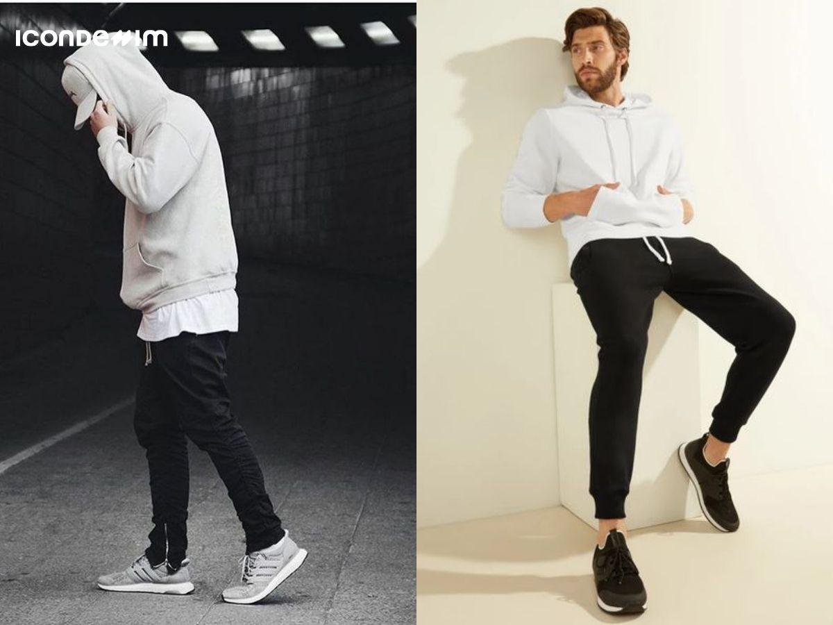 Kết hợp áo hoodie và quần jogger