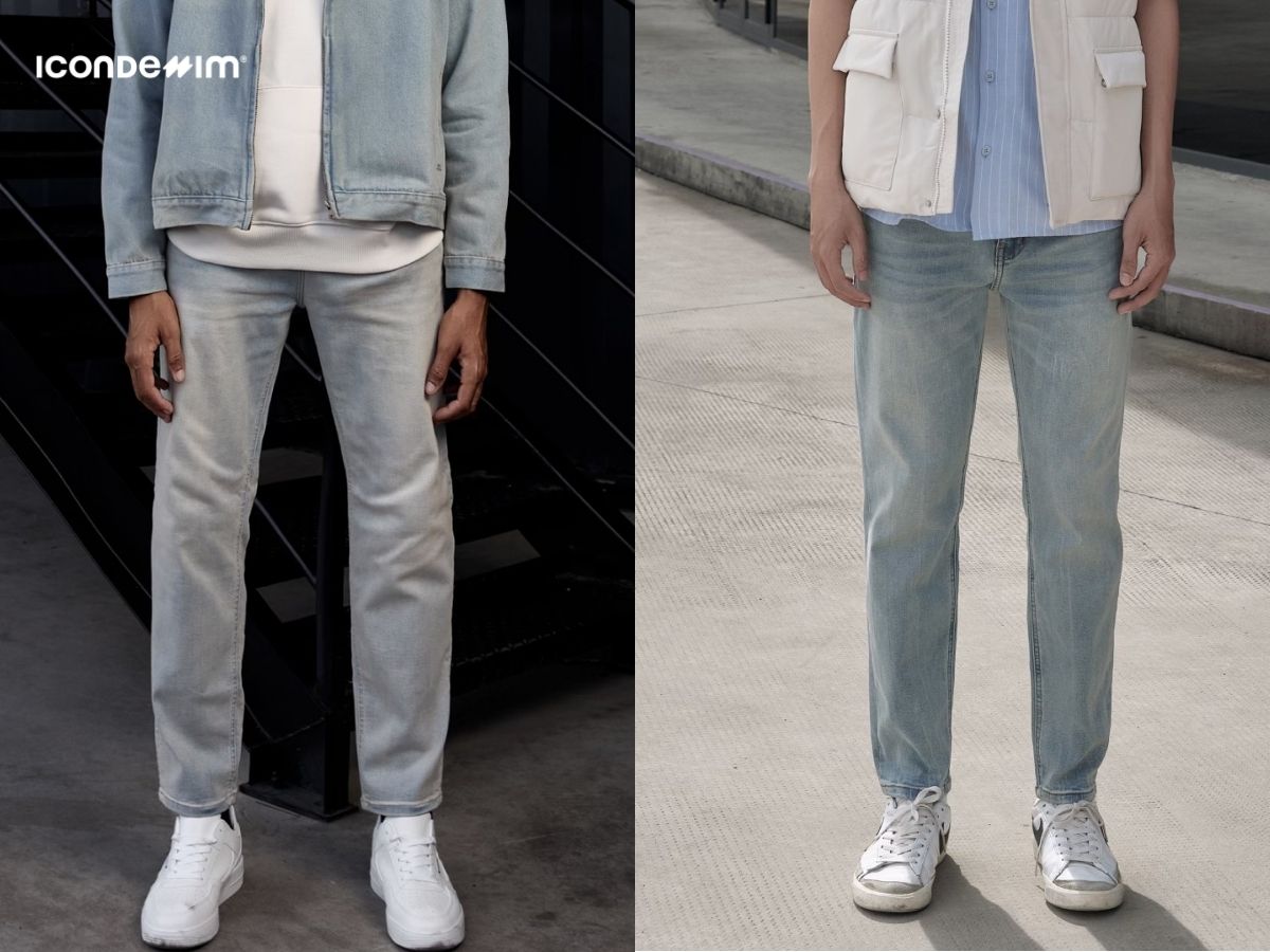 Lựa chọn giày theo quần jeans