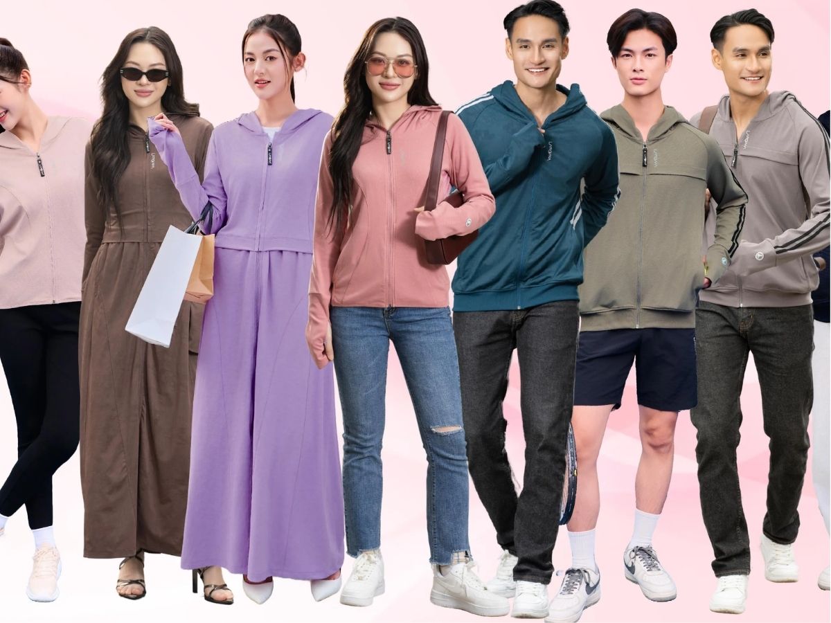 Lamora mang đến các mẫu áo chống nắng nam với thiết kế trẻ trung