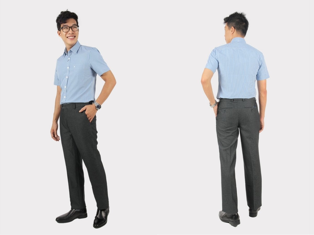 Quần tây nam thương hiệu nổi tiếng - Novelty tôn dáng người mặc