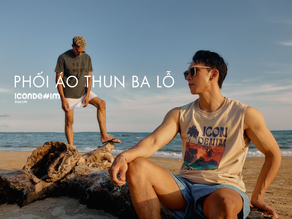 Phối đồ với áo thun ba lỗ