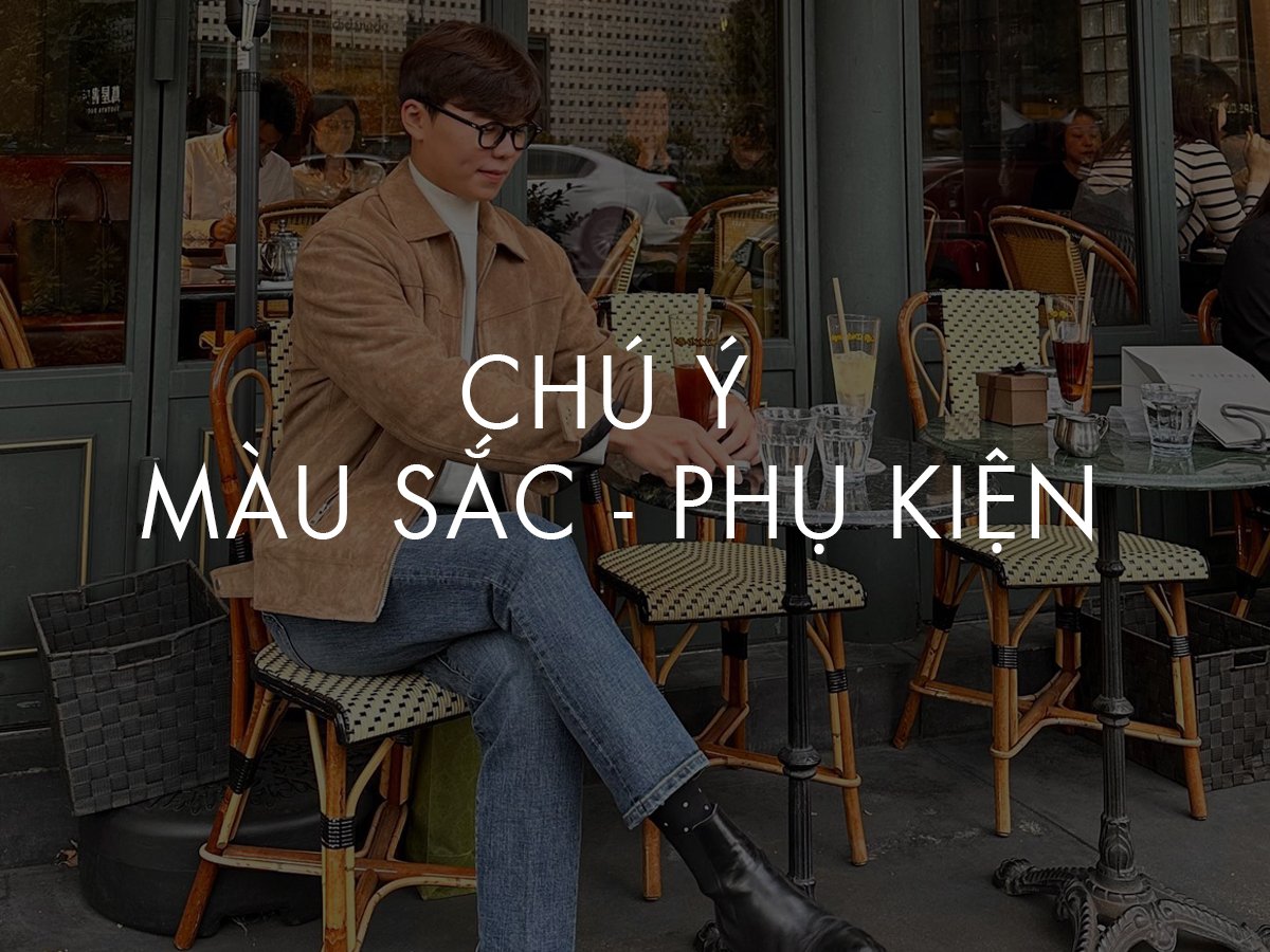 Lưu ý màu sắc phụ kiện khi phối đồ áo blazer