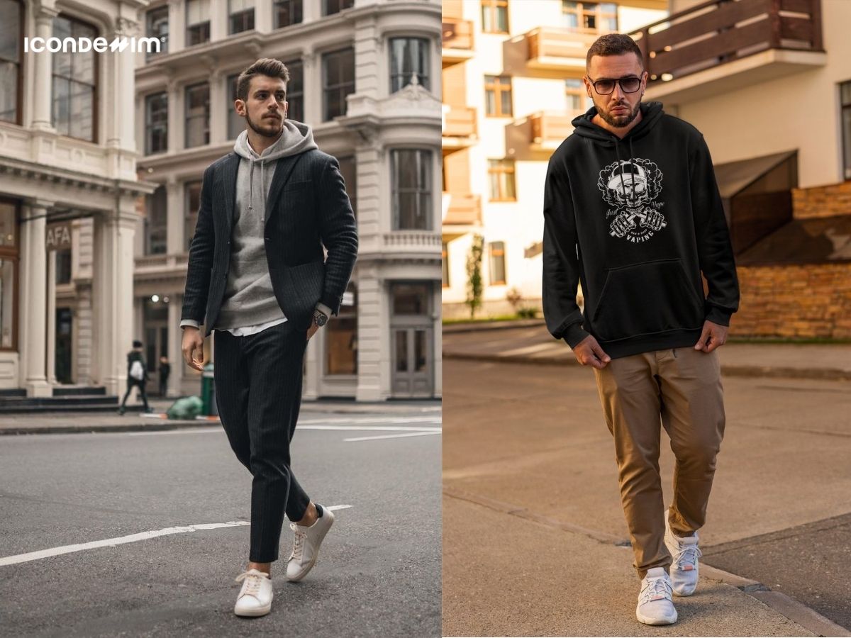 Phối đồ áo hoodie nam cho mùa đông cực chất