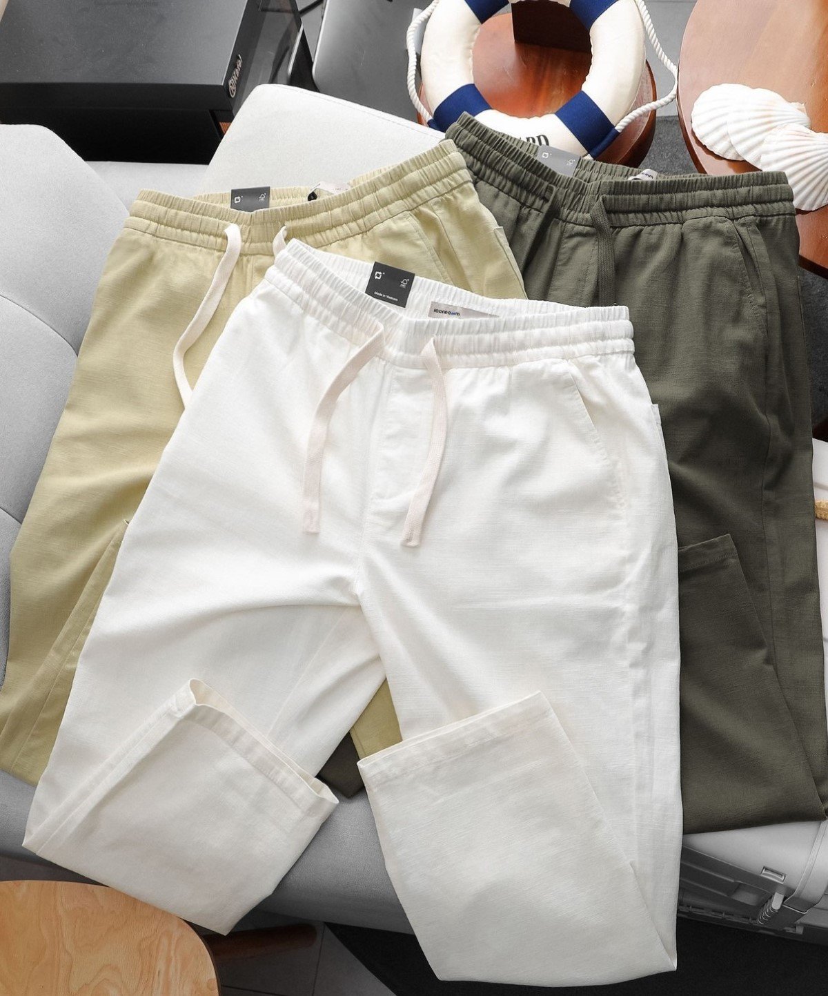 Quần Dài Nam Linen Sundaze Rush Form Baggy