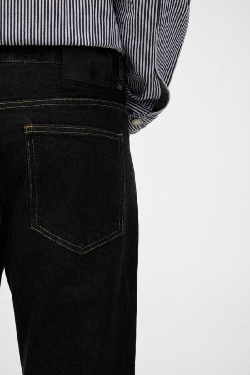 Quần Jean Nam Indigo Ống Suông Ridge Form Straight