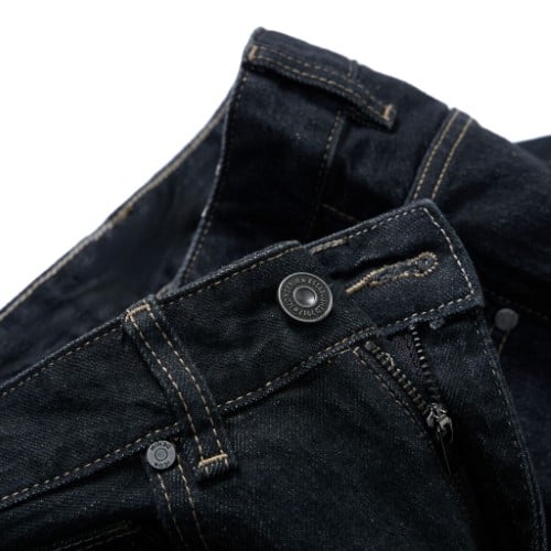 Quần Jean Nam Indigo Ống Suông Ridge Form Straight