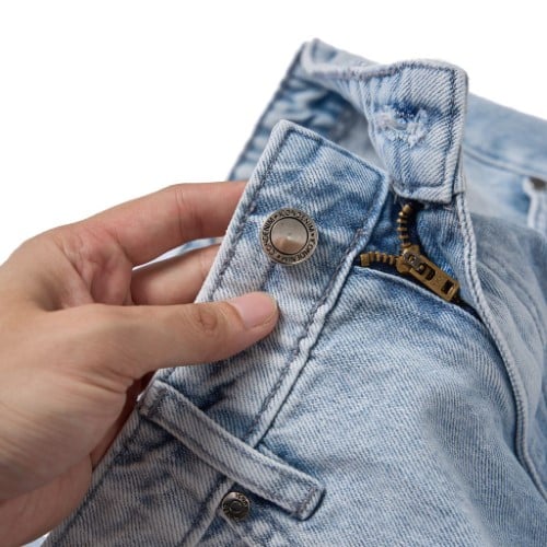 Quần Jean Nam Edge Link Light Blue Form Baggy