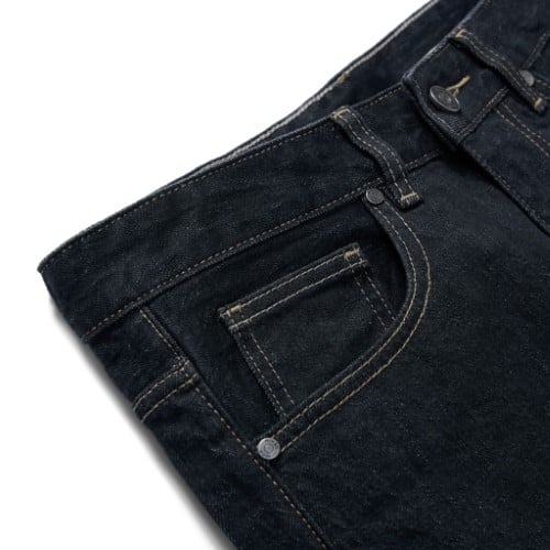 Quần Jean Nam Indigo Ống Suông Ridge Form Straight