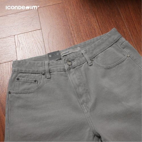 Quần Short Denim Nam Basic 5-pocket Ripped Wash Form Slim-fit