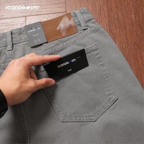 Quần Short Denim Nam Basic 5-pocket Ripped Wash Form Slim-fit