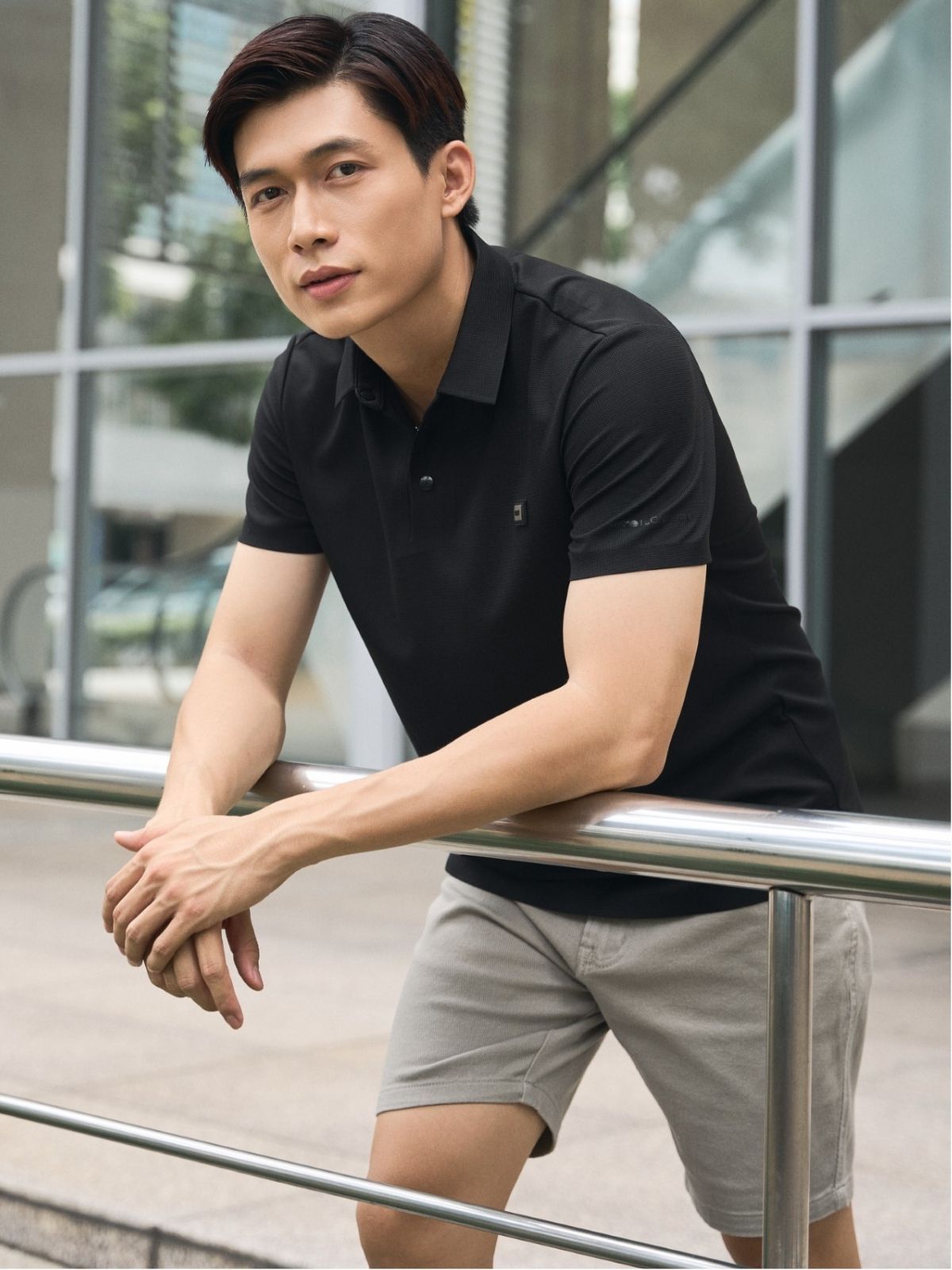 Quần Short Kaki Nam Five Pocket Classic Form Slim