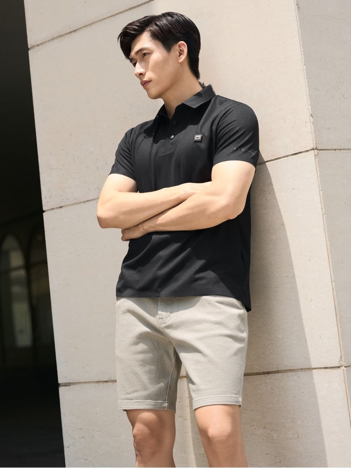 Quần Short Kaki Nam Five Pocket Classic Form Slim